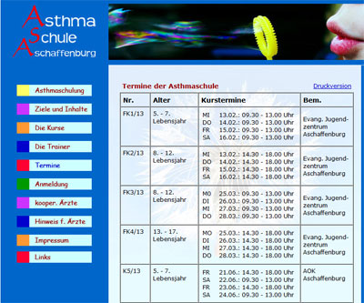 Asthmaschule Aschaffenburg